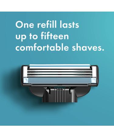 Buy Gillette Mach3 Men's Razor Blades - 10 Blade Refills for Smooth Shaving | International Shipping Available - Buy Online on SooperMarket.com