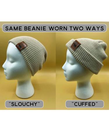 RED CUB Toddler Baby Beanie | Unisex Acrylic Knit Winter Hat | 12-36 Months | Neutral Straw - Buy Online on SooperMarket.com