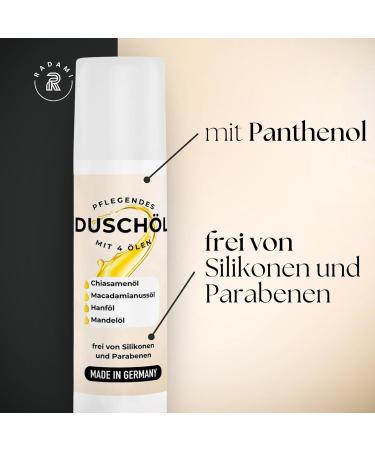 Shower Oil with Natural Oils and Panthenol for Body Care 150 ml - Buy Online on SooperMarket.com