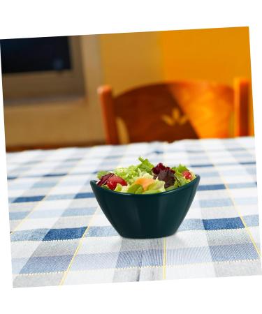 Alipis 2pcs Ingot Bowl Salad Bowl Ramen Bowls Salad Containers Household Tableware Fruit Kitchen Supplies 15.8X12.5CM Green - Buy Online on SooperMarket.com