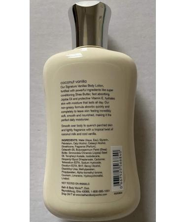 Bath & Body Works Coconut Vanilla Body Lotion 8.0 oz - Nourishing Moisturizer for Soft Skin - Shop Internationally - Buy Online on SooperMarket.com