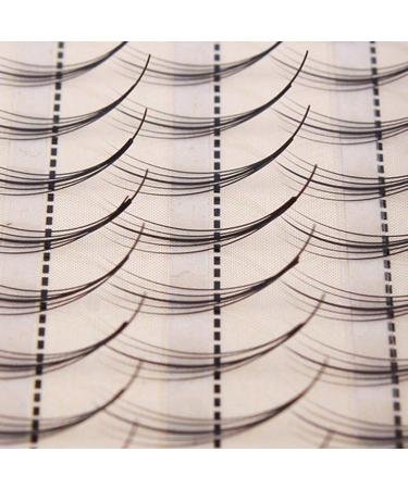 Scala Pro Granting 3D Mink Phoenix Tail Design Individual False Eyelashes Cluster 5 Root 0.07 C Curl Eye Lash Extension Health Makeup Tools (16MM)