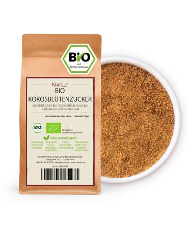 Kamelur 1kg organic coconut blossom sugar - Coconut Sugar Brauner Sugar Fine as a natural alternative to refined sugar 1 kg (1 Pack)
