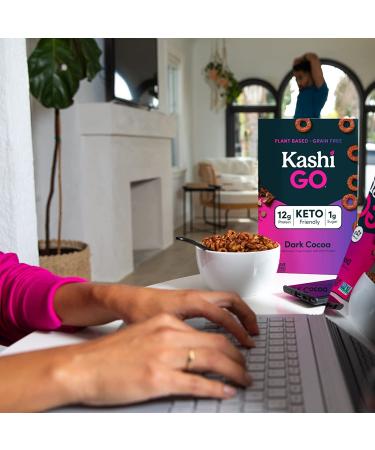 Kashi GO Breakfast Cereal  Vegan Protein  Keto Friendly Cereal  Dark Cocoa  56 Oz Case (Pack of 8) - Buy Online on SooperMarket.com