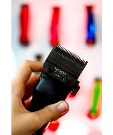 Hair Clipper by Supreme Trimmer - STC5030 Professional Clipper Set (300 Min Run Time) Cordless Beard Trimmer Red Pro Clipper Fade Blade Fade Clipper Gold red silver black - Buy Online on SooperMarket.com