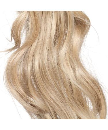 Silk-co 24inch Claw on Ponytail Hair Extensions Dark Blond&Bleach Blond Wavy Curly Hairpiece Pony Tail Wrap around Bonding 24inch (Pack of 1) Dark Blond&Bleach Blond - Buy Online on SooperMarket.com