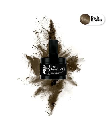KAAL Hairline Powder - Conceal Hair Loss & Thinning Hair | Touch Up Powder for Hair Toppers Eyebrows & Beards (Dark Brown) - Shop Internationally - Buy Online on SooperMarket.com