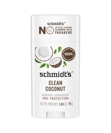 Schmidt's Aluminum Free Natural Deodorant for Women and Men Sandalwood and Citrus & Aluminum-Free Vegan Deodorant Clean Coconut for Women and Men - Buy Online on SooperMarket.com