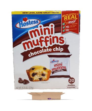 Hostess Mini Muffins Combo Pack - 8.25 oz (2 Pack, 40 Mini Muffins) - Buy Online on SooperMarket.com