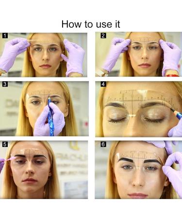 Eyebrow Stencil Eyebrow Ruler Women Eyebrow Marker for Girls Makeup - Buy Online on SooperMarket.com