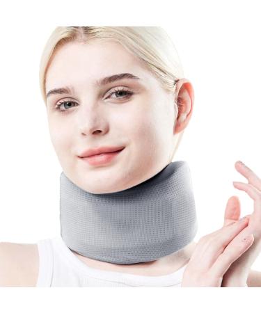 Cervical Neck Brace - Adjustable Foam Soft Wraps | Foam Cervical Collar Relieves Neck and Spine Pressure for Women & Men Keeps Vertebrae Stable
