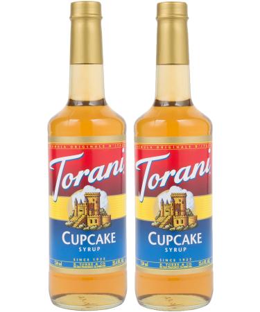 Torani Cupcake Flavour Syrup 750ml bottle 2 Pack brown