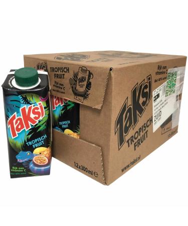 Taxi Tropical Fruit Drink - Exciting 12x300ml Pack | International Shipping Available - Buy Online on SooperMarket.com