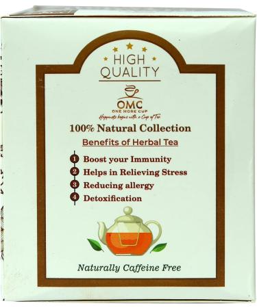 One More Cup Herbal Tea Box Caffeine Free Tea Bags Herbal Tea For Immunity Boost (Total 20 Tea Bags) - Buy Online on SooperMarket.com