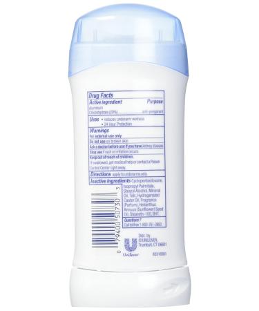 Dove Invisible Solid Anti-Perspirant/Deodorant Original Clean 7.8 Oz Pack of 3 2.6 Ounce (Pack of 3) Original Clean - Buy Online on SooperMarket.com