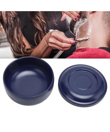 Dark Blue Razor Shell with Lid - Wide Iron Shaving Soap Cup & Foam Mug with Large Capacity for Effortless Shaving - Buy Online on SooperMarket.com