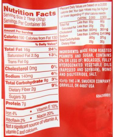 Jif Creamy Peanut Butter 40 oz - Buy Online on SooperMarket.com