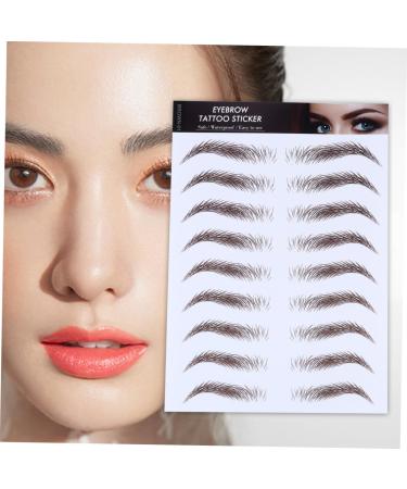 4pcs Eyebrow Stickers Eyebrows Stickers 6d Eyebrow Brow Shaper Imitation Eyebrow Make up Tool 4d - Buy Online on SooperMarket.com