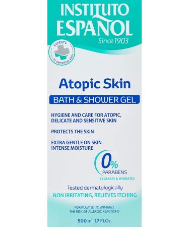 Buy Spanish Institute Atopic Bath & Shower Gel 500ml - Soothing Moisturizer for Sensitive Skin | International Shipping Available - Buy Online on SooperMarket.com