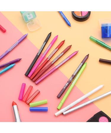 15 Color Waterproof Eyeliner Pencil Set with Sharpener - Glitter Eyeliner Kit for Long Lasting Eye Makeup - Perfect Gift for Women and Girls - Buy Online on SooperMarket.com