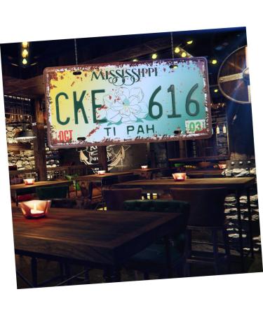 Cabilock Metal Signs License Plate Iron Painting European and American - Buy Online on SooperMarket.com