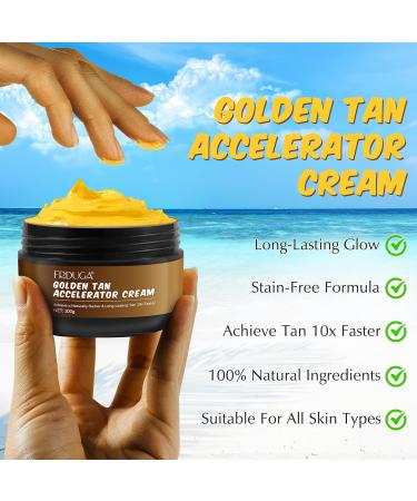 Sunbed Cream 100g Tanning Accelerator Cream for Sunbed Effective in Sunbeds and Outdoor Sun Achieve a Natural Long-Lasting Tan (100 Grams) - Buy Online on SooperMarket.com
