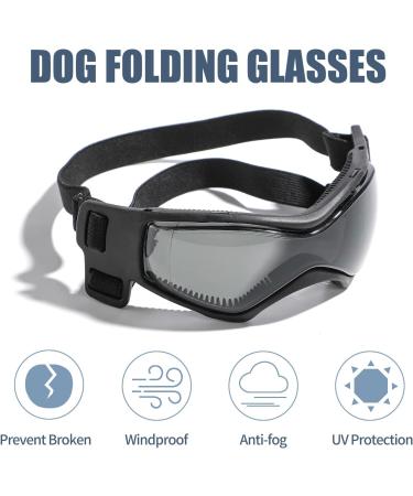 Dog Sunglasses | UV Protection Goggles for Small/Medium Dogs - Comfortable, Adjustable & Windproof Pet Eyewear - Buy Online on SooperMarket.com