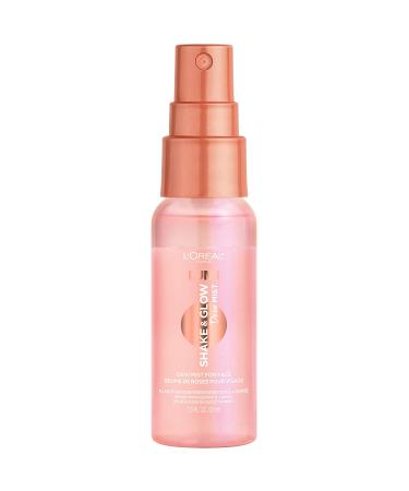 L'Oreal Paris Makeup LUMI Shake and Glow Dew Mist - Hydrating Face Mist for Makeup Prep and Set with Natural Finish - 1 fl oz - Buy Online on SooperMarket.com