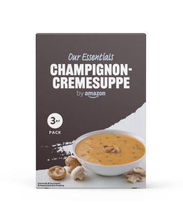 by Amazon Cream of Mushroom Soup 3-pack makes 3x750ml mushroom soup