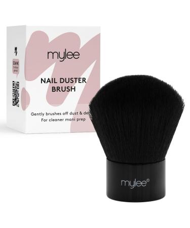 Mylee Duster Brush - Nail Dust Remover Powder Cleaner for Acrylic Nails And Nail Art - Comfortable and Easy to Handle Dusting Brush - Portable Precise & Comfortable - Vegan and Cruelty Free