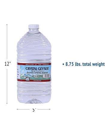 Crystal Geyser Alpine Spring Water 128 fl oz - Pure Natural Spring Water - Buy Online on SooperMarket.com