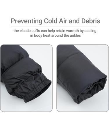 Kids Winter Puffer Jacket and Snow Bib Pants 2-Piece Snowsuit Set | Hooded Down Coat & Snow Pants Outfit | 3-4 Years, Black - Buy Online on SooperMarket.com