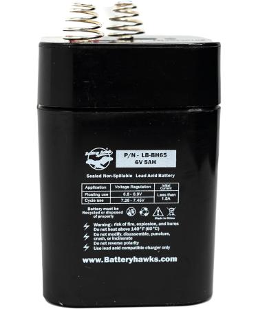 6V 5AH SLA Battery - UB650 PS-650L PC640L DG6-4 for Lantern & Flashlight | International Shipping Available - Buy Online on SooperMarket.com