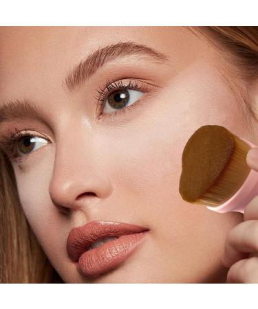 Veeteah Makeup Brush for Foundation - Cosmetic Sunscreen Applicator - Portable Cosmetics Blending Brush Liquid Powder Foundation Brush forDaily Life Business Trips Brown - Buy Online on SooperMarket.com