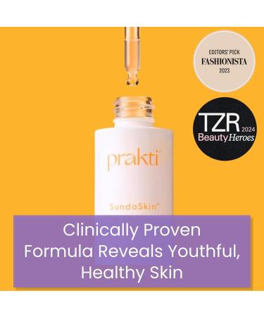 Prakti SundaSkin Hydrating Serum | Lightweight All-in-One Facial Serum for Radiant Glow | Clinically Proven Clean Ingredients | Plumps & Hydrates for All Skin Types - Buy Online on SooperMarket.com