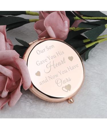 Daughter in Law Makeup Mirror Gift - Wedding Day Keepsake from Mother in Law - Buy Online on SooperMarket.com
