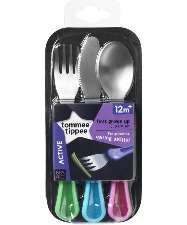Tommee Tippee Explora First Grown Up Cutlery Set - Assorted Colors | Shop Now - Buy Online on SooperMarket.com