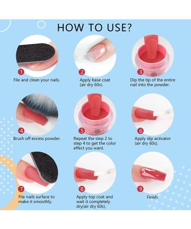 Saviland 29pcs Nail Dip Powder Kit | 20 Colors Set with Liquid, Base, Top Coat & Activator | Ideal for Nail Beginners & Professionals | D-Fantastic Night Gift for Ladies - Buy Online on SooperMarket.com