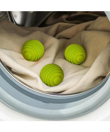 Dryer Balls Laundry - Anti-Winding Machine Ball Soft Washing Balls | TPR Flexible Reusable Softener Ball For Washing Machine Quick Drying Green - Buy Online on SooperMarket.com