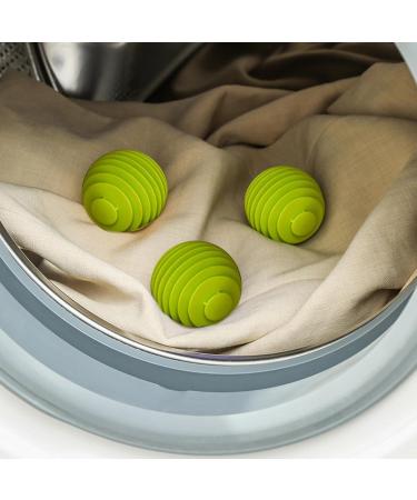 Dryer Balls Laundry Machine Ball Soft Washing Balls Anti-Winding - Softener Ball TPR Reusable Laundry Balls Quick Drying Cleaning Soft Washing Balls Hondony Green - Buy Online on SooperMarket.com