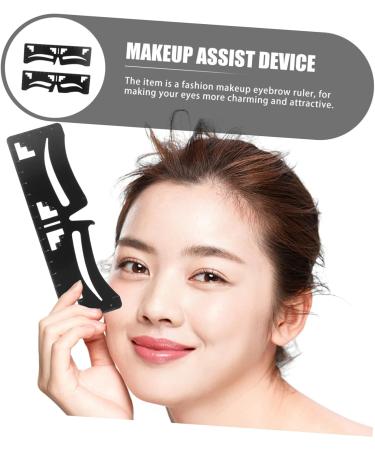 MAGICLULU 10 Pcs Eyebrow Ruler Female Eyebrow Makeup Stencil Makeup Tools Eyebrows Shaper Card Balance - Buy Online on SooperMarket.com