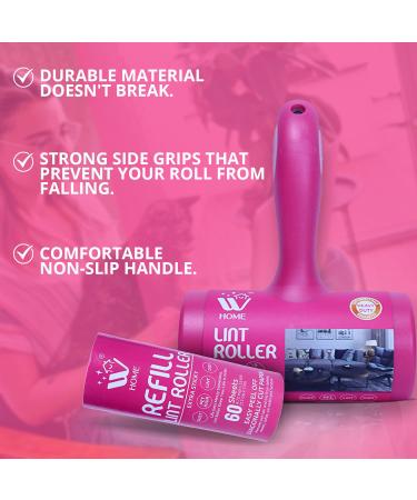 WBM Home Extra Sticky Lint Roller Refill - 2 Pack 120 Sheets for Pet Hair Removal | Best Lint Remover for Home & Travel - Buy Online on SooperMarket.com