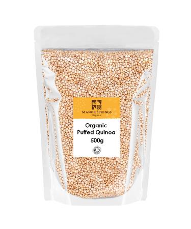 Organic Puffed Quinoa 500g by Manor Springs Organic