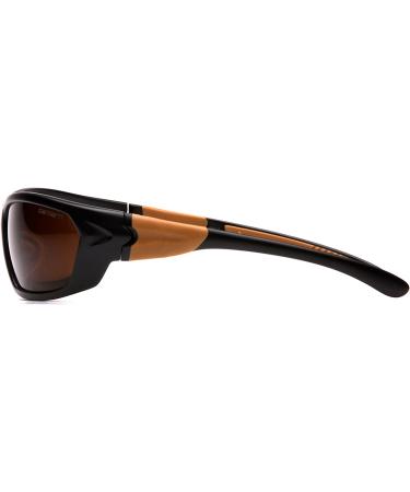 Carhartt Carbondale Safety Sunglasses - Sandstone Bronze Lens - Black/Tan - Buy Online on SooperMarket.com