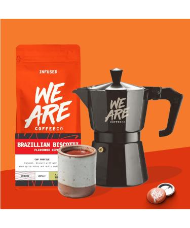 1kg Brazilian Biscotti Flavoured Ground Coffee - Caramel Nuts & Spice Notes - Arabica Medium Roast - Single Origin Omni Grind - Buy Online on SooperMarket.com