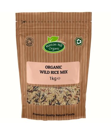 Organic Wild Rice Mix 1kg by Hatton Hill Organic - Free UK Delivery