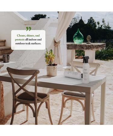 Bayes Teak Cleaner & Restorer - 16 oz - Cleans, Shines, Protects Teak - High Performance Formula - Buy Online on SooperMarket.com