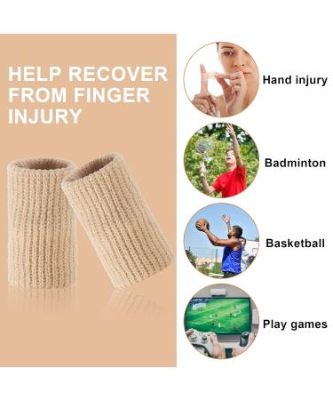 Heyu-Lotus 10 Pcs Finger Compression Sleeves - Breathable Support for Arthritis, Swelling, and Pain Relief - Buy Online on SooperMarket.com