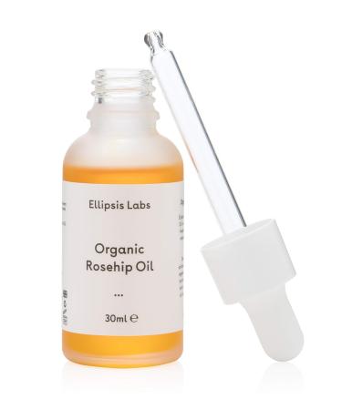 Organic Rosehip Oil by Ellipsis Labs | 100% Natural Moisturizing Oil for Dry Skin | 30ml - Buy Online on SooperMarket.com