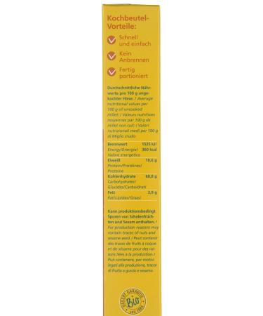 Buy Davert Organic Fine Grain Millet in Cooking Bag - Pack of 6 (6 x 250g) | International Shipping Available - Buy Online on SooperMarket.com